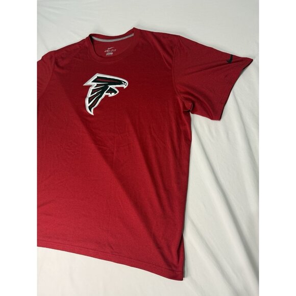NIKE Men’s Atlanta Falcons NFL Tee Shirt XXL Red Black - Picture 2 of 9